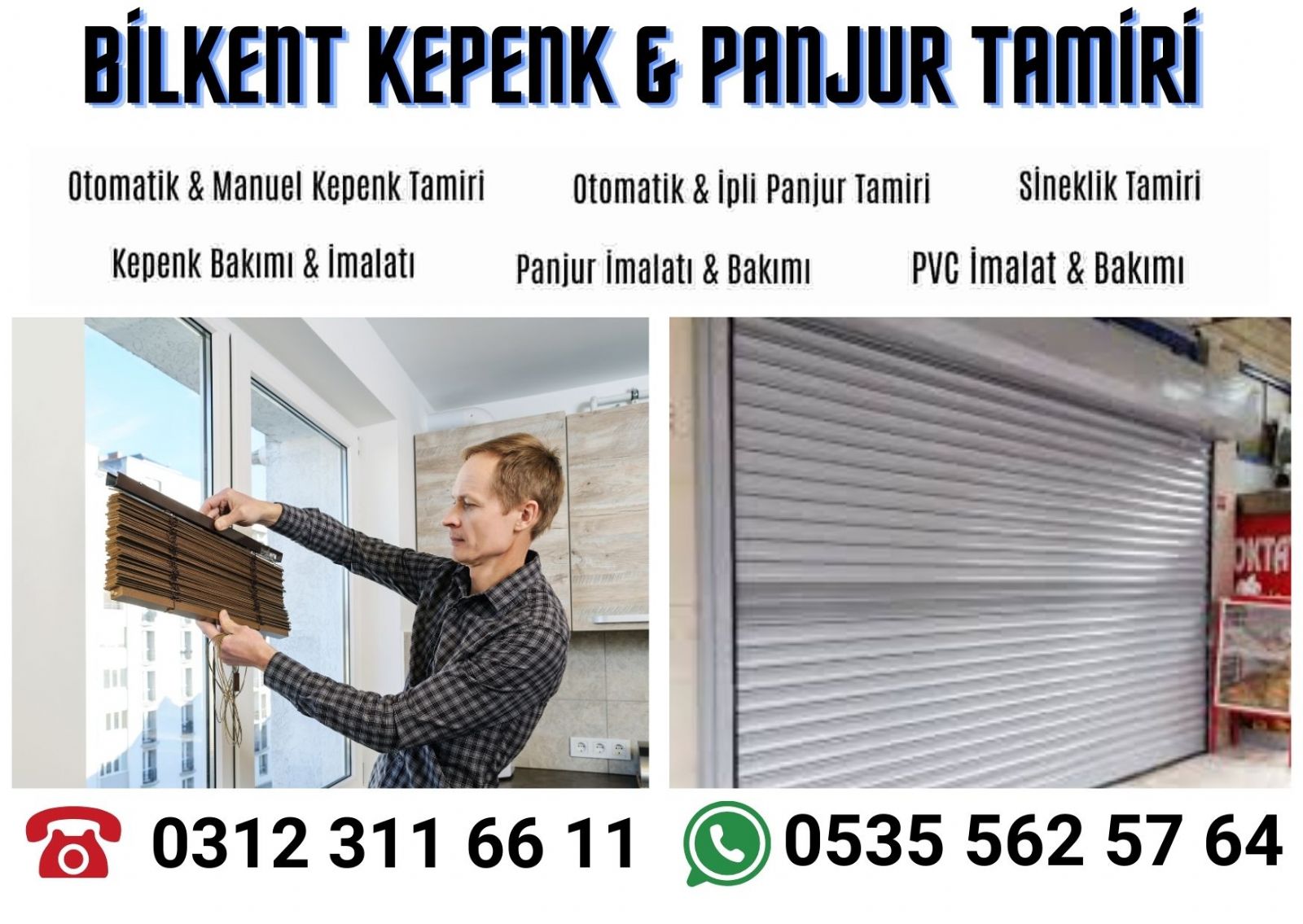 Bilkent  panjur ve Kepenk Tamiri